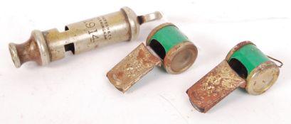 WWI FIRST WORLD WAR J. HUDSON & CO TRENCH WHISTLE AND OTHERS