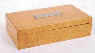 RARE ROYAL YACHT VICTORIA & ALBERT SATINWOOD BOX