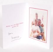 RARE PRINCE CHARLES HAND SIGNED CHRISTMAS GREETING