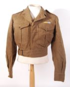 ORIGINAL POST-WWII 7TH ARMOURED BRIGADE DESERT RAT TUNIC