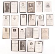 WWI FIRST WORLD WAR GERMAN DEATH / MEMORIAL CARDS