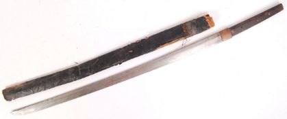 ANTIQUE 19TH CENTURY JAPANESE KATANA SWORD & SHEATH