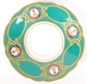 RARE ANTIQUE KING EDWARD VII ROYAL YACHT SPODE SAUCER