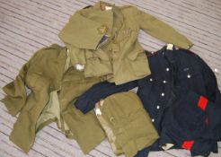 ASSORTED POST WWII SECOND WORLD WAR BRITISH UNIFORMS