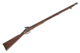 19TH CENTURY 10 BORE PERCUSSION CAP RIFLE / MUSKET