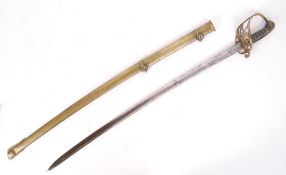 ANTIQUE 19TH CENTURY WILLIAM IV 1822 PATTERN OFFICER'S SWORD