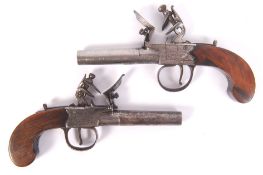 PAIR OF 18TH CENTURY W. KETLAND & CO FLINTLOCK PISTOLS