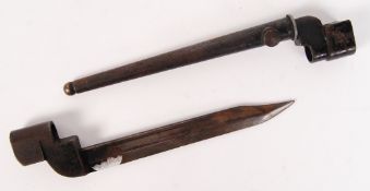 TWO VINTAGE BRITISH RIFLE BAYONETS
