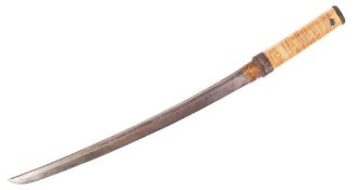 EARLY 20TH CENTURY JAPANESE SHORT WAKIZASHI SWORD
