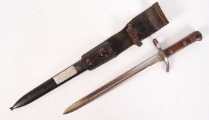 WWII FINNISH MOISIN NAGANT RIFLE BAYONET