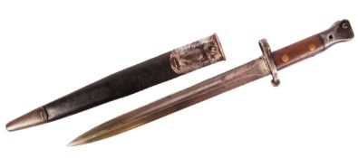 BRITISH 1888 LEE METFORD WILKINSON RIFLE BAYONET