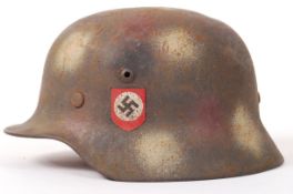 WWII SECOND WORLD WAR GERMAN NAZI NORMANDY CAMO HELMET