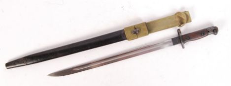 WWI FIRST WORLD WAR BRITISH WILKINSON RIFLE BAYONET - NAMED