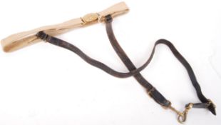 ORIGINAL EDWARDIAN ROYAL NAVY SWORD BELT