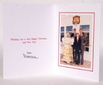 RARE PRINCE CHARLES HAND SIGNED CHRISTMAS GREETING