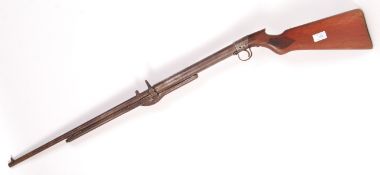 ANTIQUE BSA STYLE .177 CALIBRE UNDER ARM LEVER ACTION AIR RIFLE