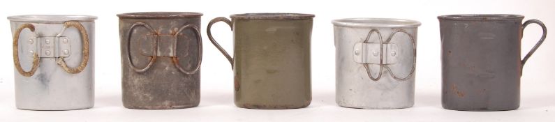 COLLECTION OF WWI FIRST WORLD WAR GERMAN MESS CUPS
