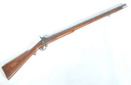 ANTIQUE 10 BORE EAST INDIA COMPANY PERCUSSION MUSKET RIFLE