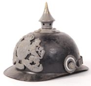 WWI FIRST WORLD WAR IMPERIAL GERMAN PICKELHAUBE HELMET