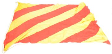 VINTAGE MARITIME / NAVY LARGE MARINE ' Y ' SIGNAL FLAG