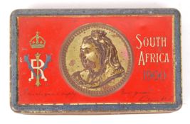 ORIGINAL BOER WAR NEW YEARS GIFT FRY'S CHOCOLATE TIN