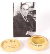 JEREMY THORPE - TWO PERSONAL BRANNAN POTTERY GENERAL ELECTION DISHES