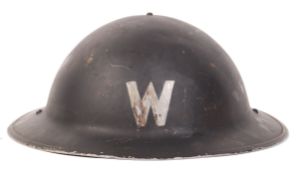 WWII SECOND WORLD WAR BRITISH ARP WARDEN'S HELMET