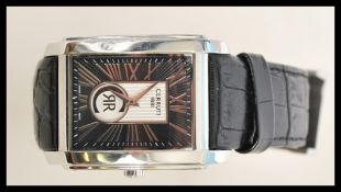 A gentleman's watch by Cerruti in a steel case wit