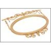 A 19th Century Adams Revival oval mirror with gilt