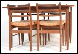 A mid 1970's Scandart teak wood dining room suite