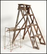 A good early 20th century Industrial lattice worke