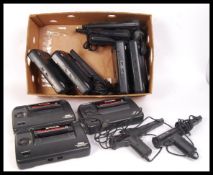 LARGE COLLECTION OF VINTAGE SEGA MASTER SYSTEM GAMES CONSOLES