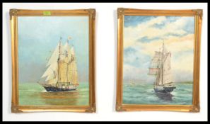 A set of four vintage hand coloured lithographs of St Mary Radcliffe Church Bristol from different