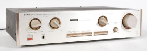 A vintage retro 20th century Luxman amplifier model L190a Circuit Duo B having dials and buttons