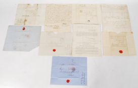 A collection of Great Britain postal History from 1790-1844 to include nine nearly complete