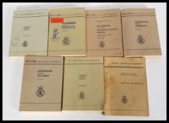 Military Books; a set of 7x Dutch 1970's / 1980's ' Soldier's Handbook ' guide books ' Handboek Voor