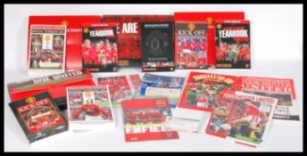 A collection of 20th Century Manchester United Football Club members packs dating from the 2001 -
