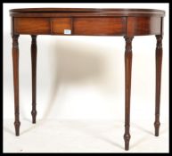 An 18th / 19th century George III mahogany  tea ta