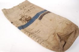 ORIGINAL WWII SECOND WORLD WAR MILITARY ISSUE CANV