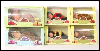 ANNE GEDDES BEAN FILLED DOLLS IN ANIMAL OUTFITS