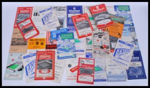 A collection of vintage 20th Century football prog