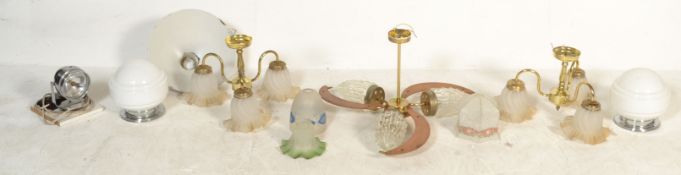 A collection of vintage lighting and fixtures to i