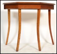 A 1920's oak barley twist lamp table together with an oak centre table, reproduction wine table
