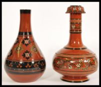 Attributed to Christopher Dresser  (1834-1904) - Watcombe Pottery, Torquay pottery, two late 19th