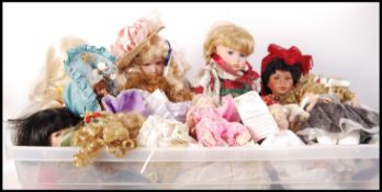 PAULINE'S LIMITED EDITION DOLLS, PORCELAIN COLLECTORS DOLLS