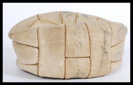 Bristol Rovers; an early rare Bristol Rovers autographed football. Signed by the 1966/67 squad,