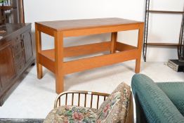 A large mid century solid oak altar table coming from a large Methodist Church in Bristol - ideal