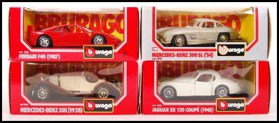 ASSORTED BURAGO 1:24 SCALE DIECAST MODEL CARS
