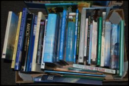 Aviation & Steam Books; a large collection (spanning 2x boxes) of assorted Aviation & Steam /