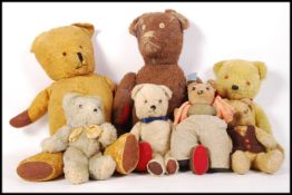 ASSORTED ORIGINAL VINTAGE TEDDY BEARS